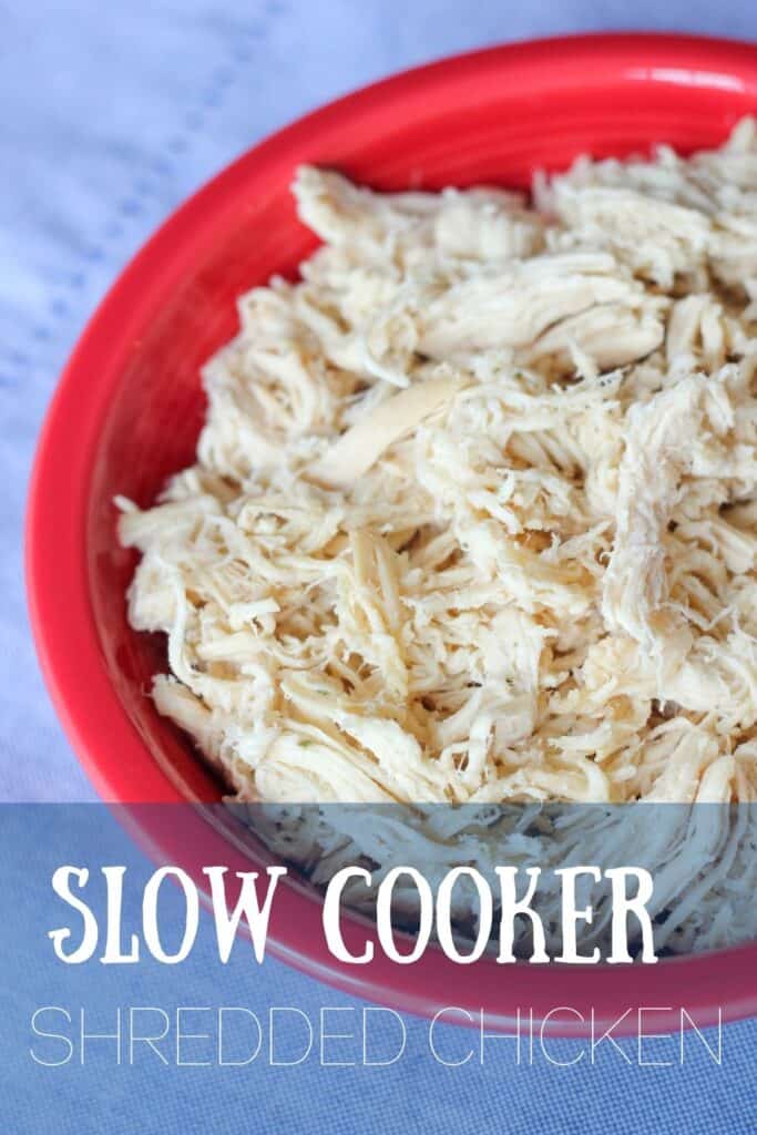 Slow Cooker Shredded Chicken Pin