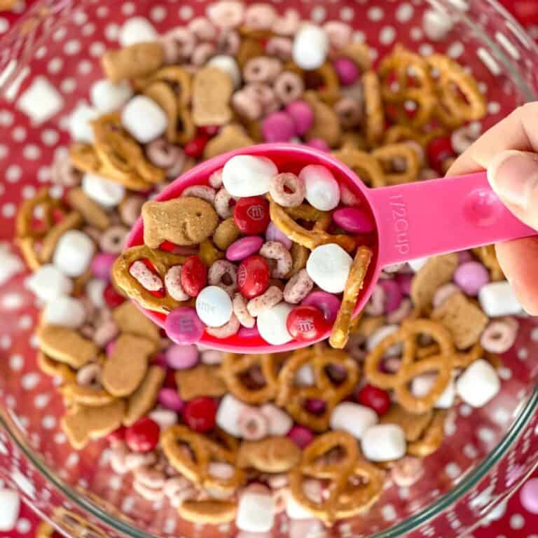 Valentine Sweet and Salty Snack Mix