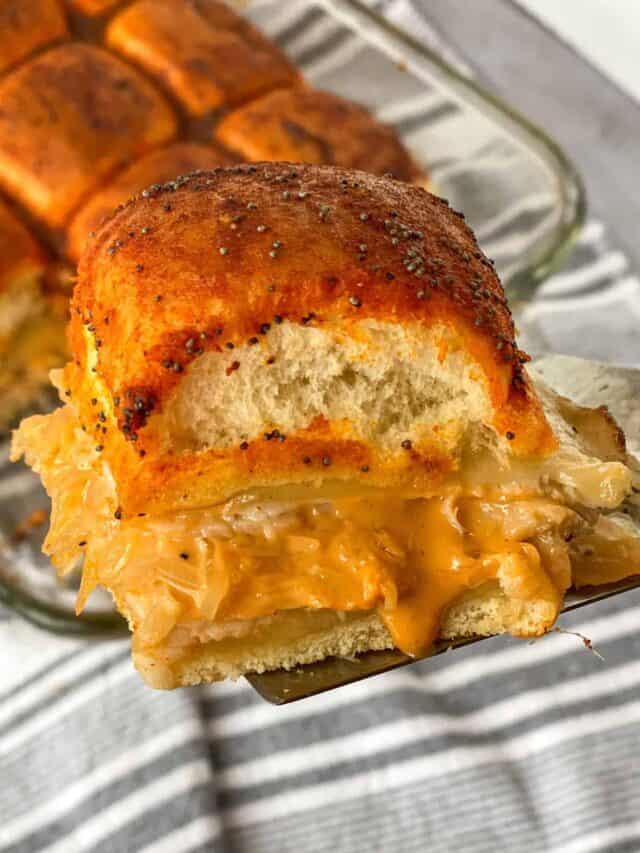 Turkey Reuben Slider Sandwiches