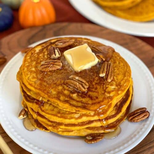 Pumpkin Spice Pancakes with Pancake Mix Whiskful Cooking